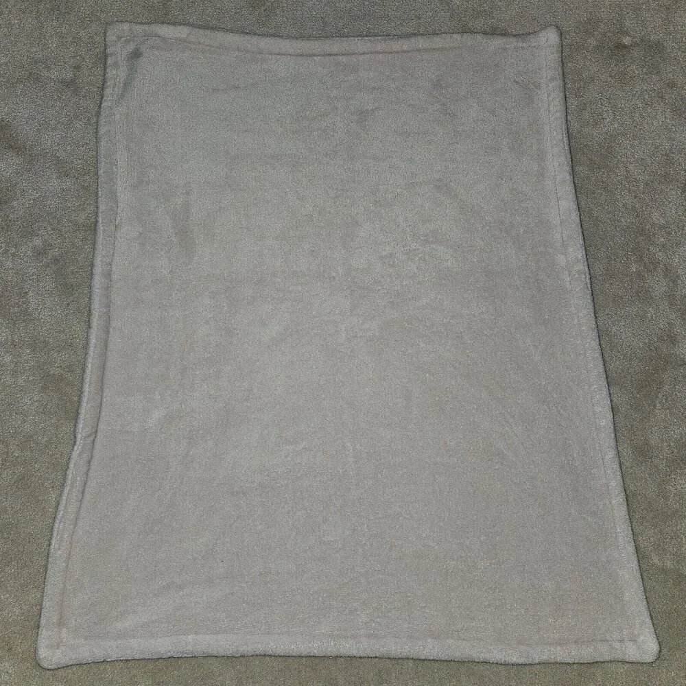 Solid Pale Dusty Pink Thick Fleece Sherpa Baby Blanket SOFT 30x36